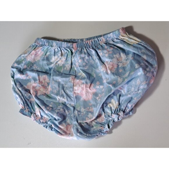 Vtg Bryan Baby Girl 6-9 Months Floral Tiered Dress Pastel Lace Bow Collar 2 Pc - Picture 11 of 13